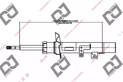 Амортизатор DJ PARTS DS1374GS